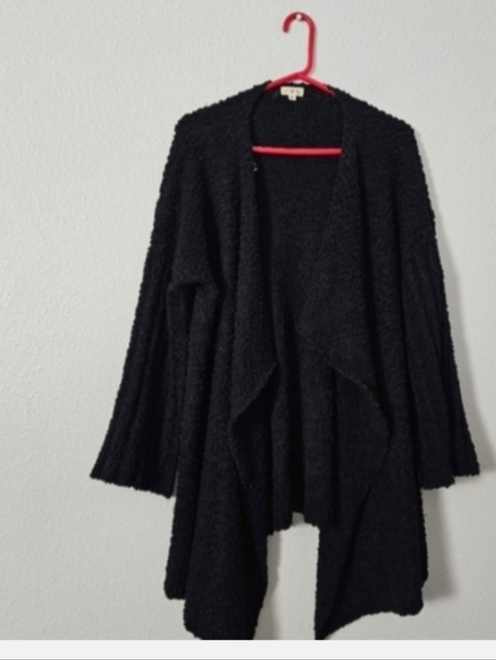 Black Open-Front Women's Sweater Cardigan - Brand Unknown Sz S